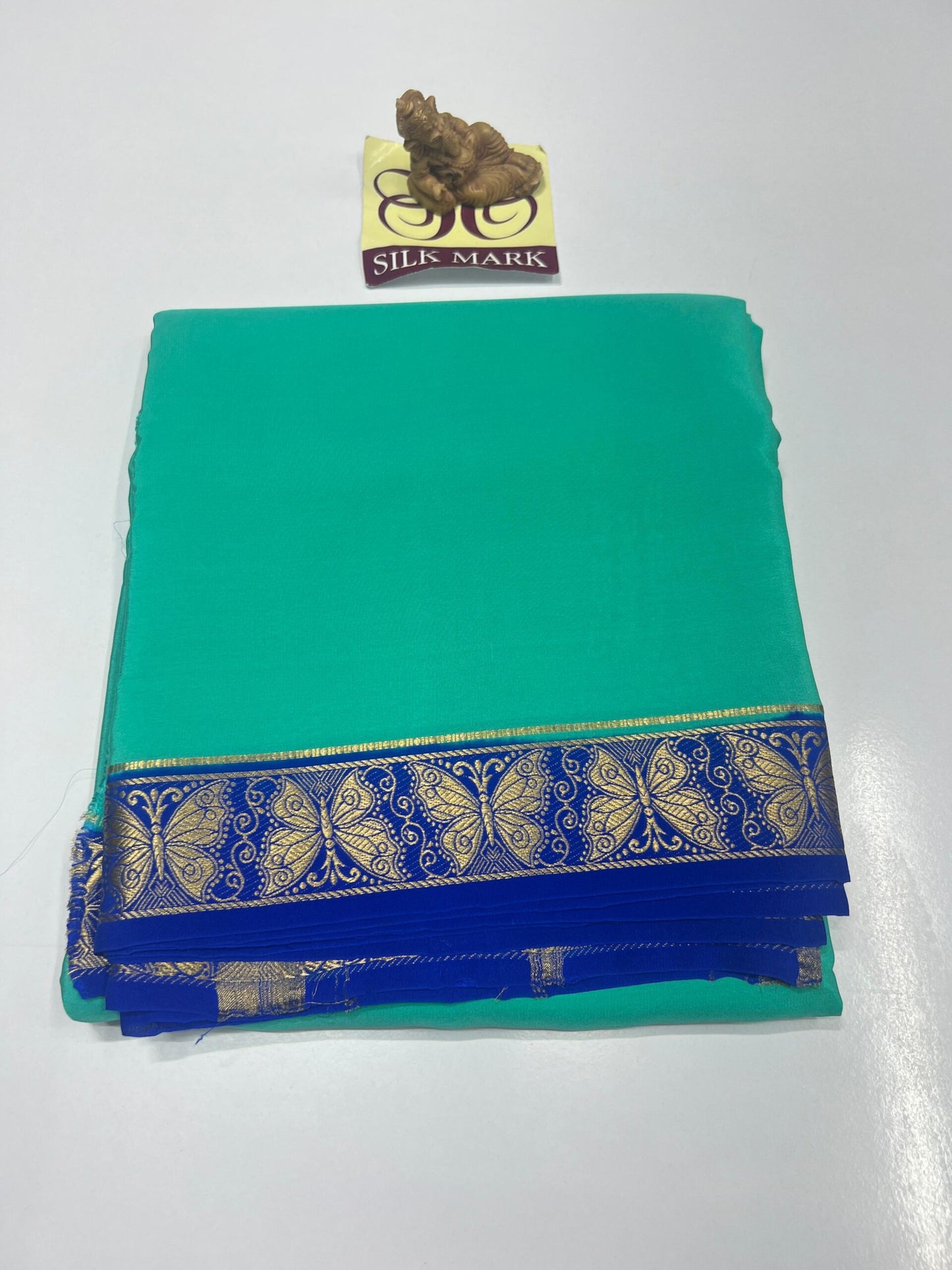 PURE MYSORE CREPE SILK SAREES WITH BLOUSE PIECE - SK-135-PMCSSWBP