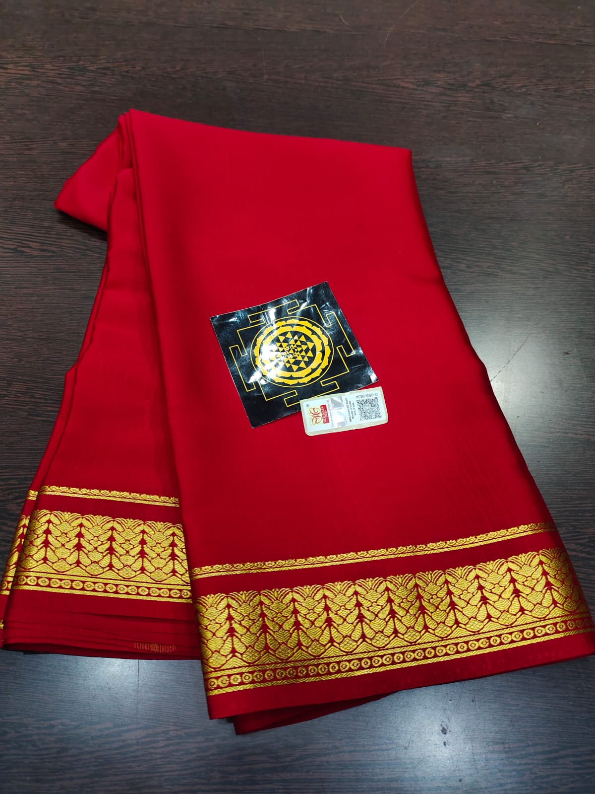 PURE WRINKLED CRUSHED CREPE SILK SAREES SILK MARK CERTIFIED LIGHTER AND FLOWY WITH CONTRAST BLOUSE - SK-196-PWCCSSSMCLAFWCB