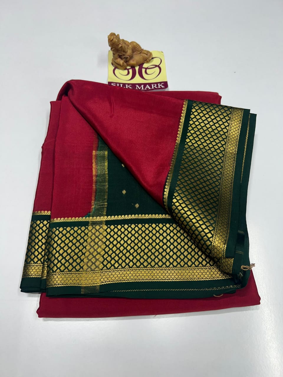 PURE MYSORE CREPE SILK SAREES WITH BLOUSE PIECE - SK-239-PMCSSWBP