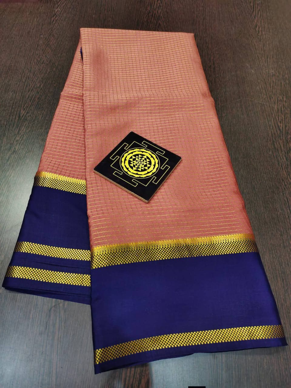 PURE CREPE SILK SAREES SILK MARK CERTIFIED 120 GSM - SK-246-PCSSSMC1G