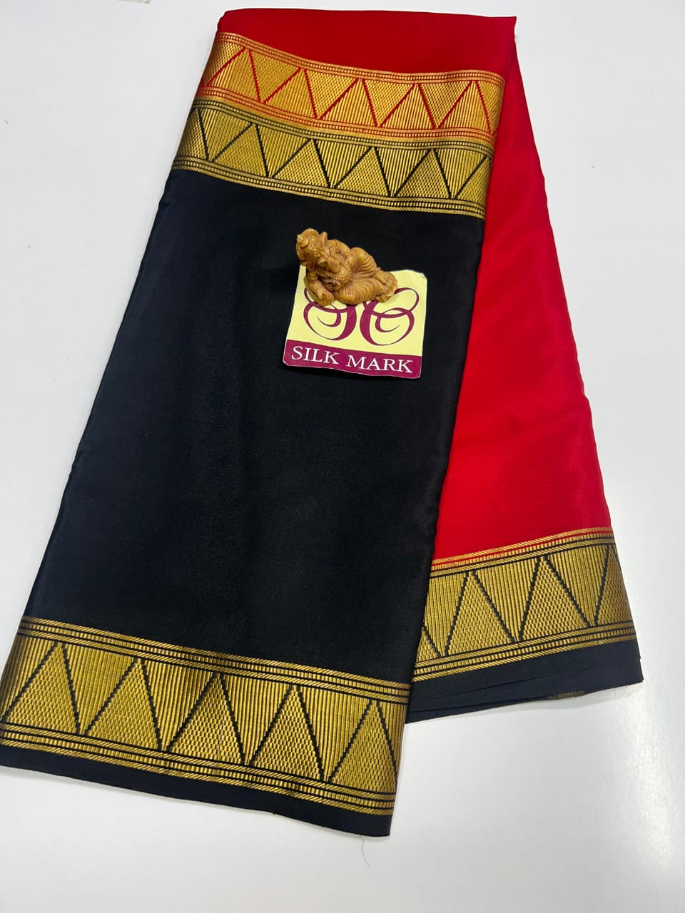 2D PURE CREPE SILK SAREES WITH SILKMARK PURE MYSORE CREPE SILK SAREES WITH RUNNING BLOUSE PIECE - SK-378-2PCSSWSPMCSSWRBP