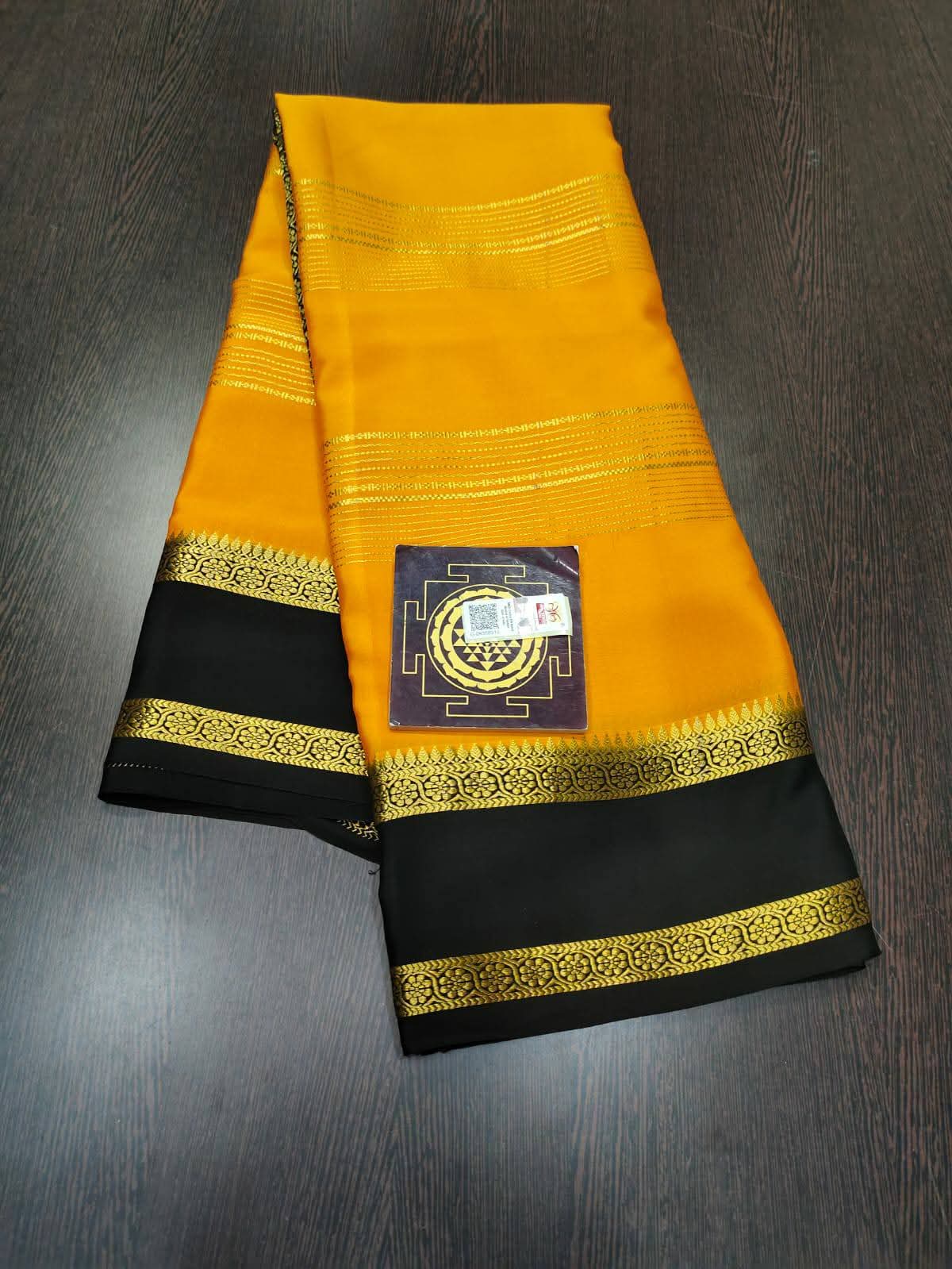PURE CREPE SILK SAREES SILK MARK CERTIFIED 120 GSM - SK-311-PCSSSMC1G