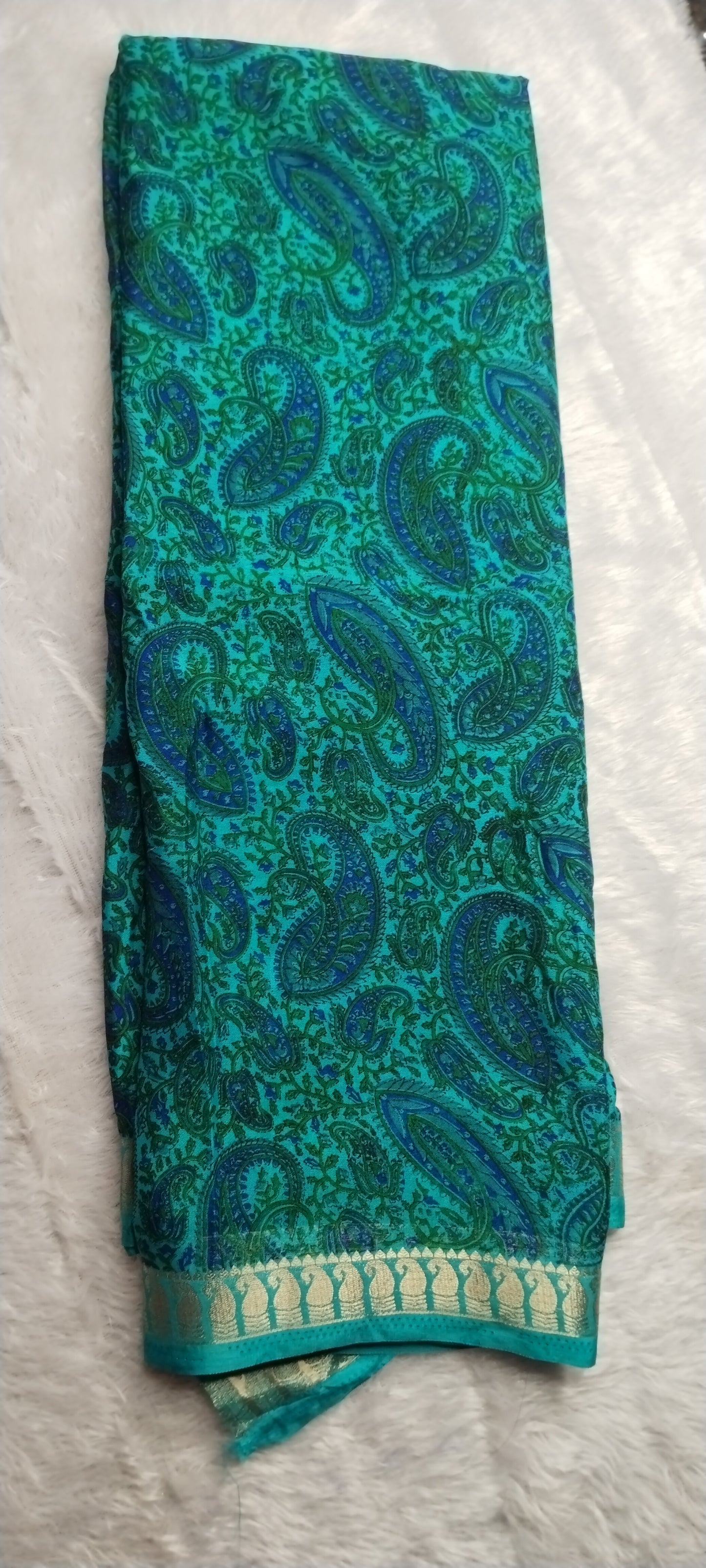 semi crepe silk saree printed 4