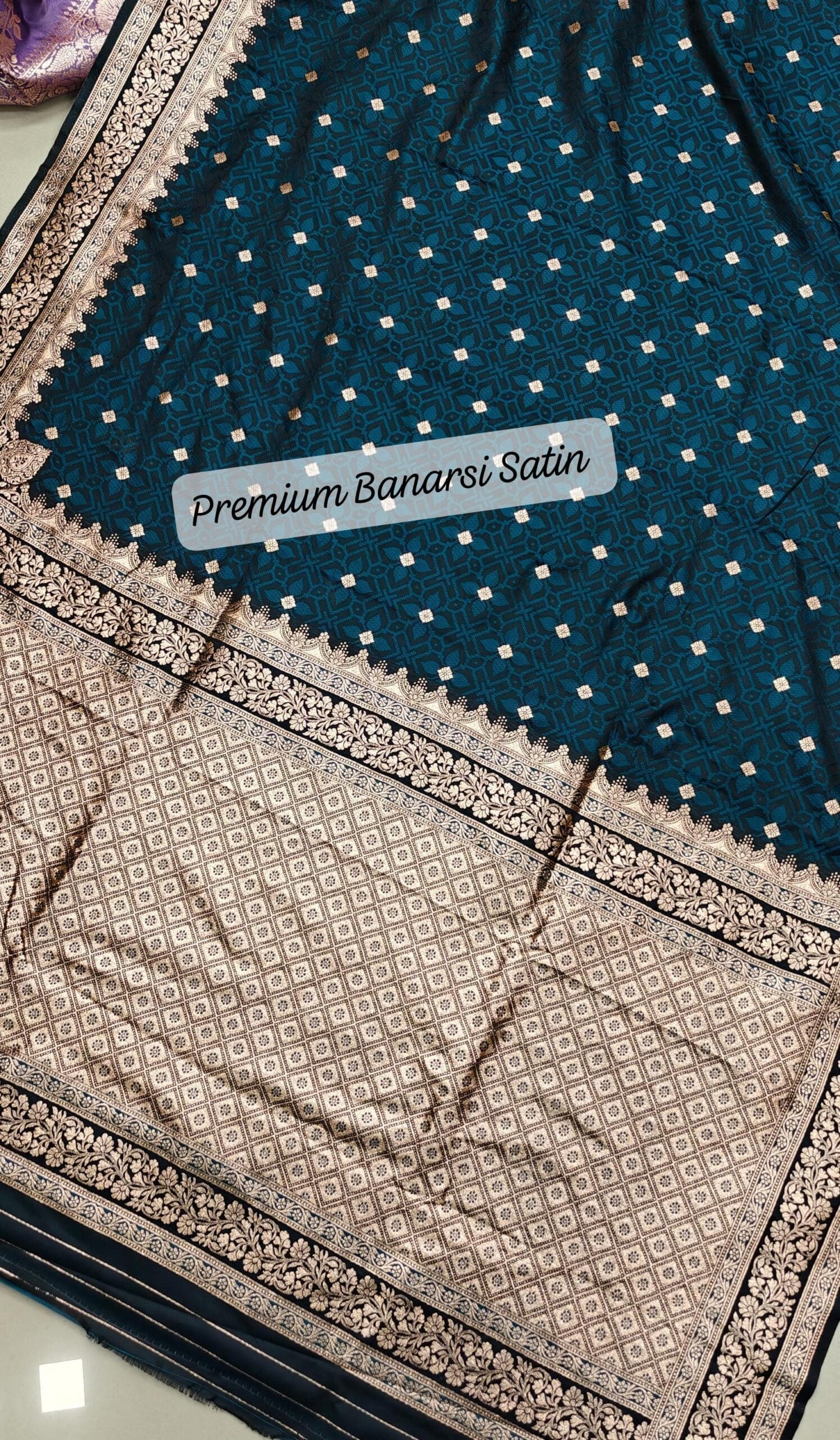 PURE BANARASI SATIN SILK SAREE - SK-18-PBSSS