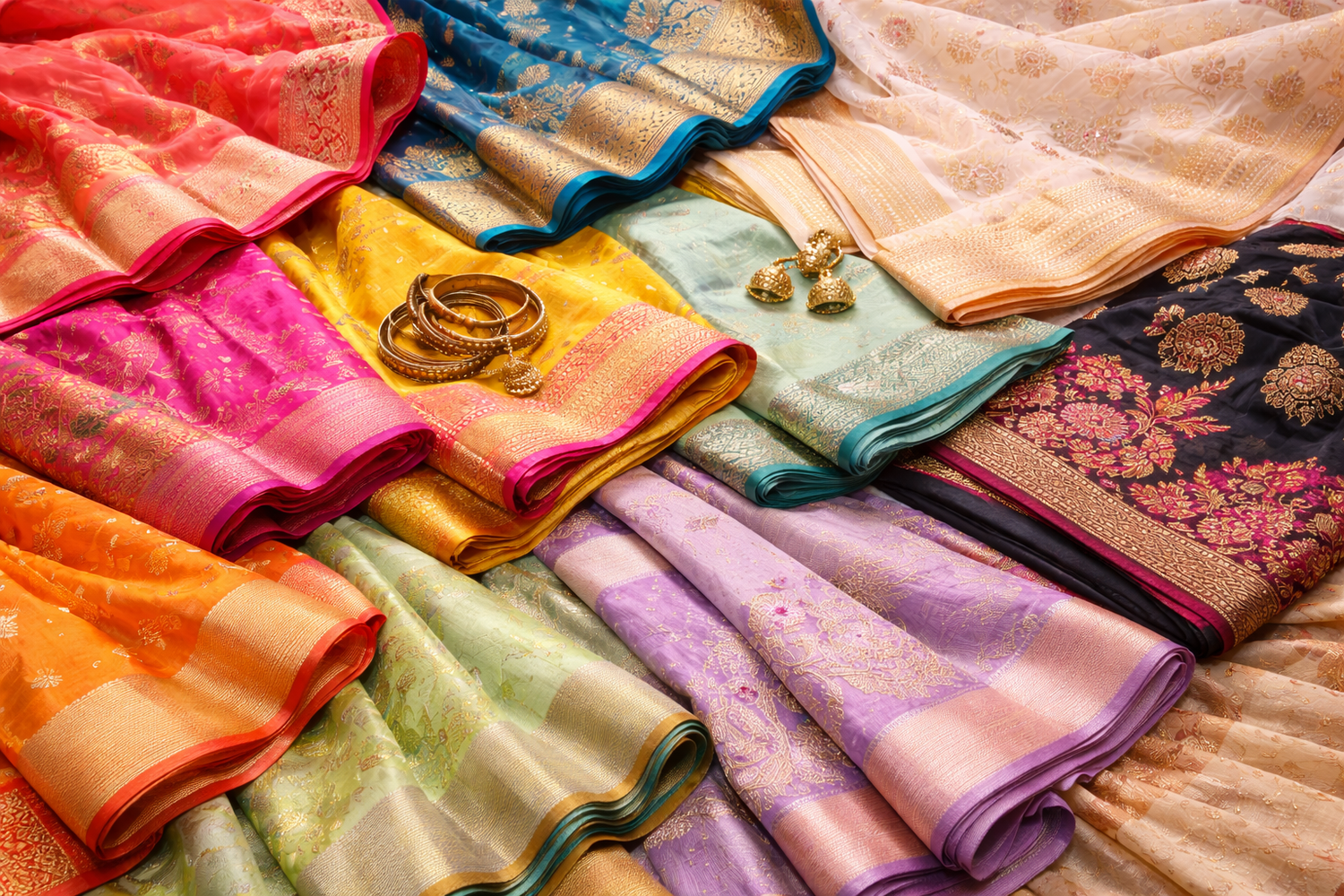 Semi Silk Sarees featuring elegant designs, lightweight comfort, and a rich silk-like finish for festive and everyday wear.