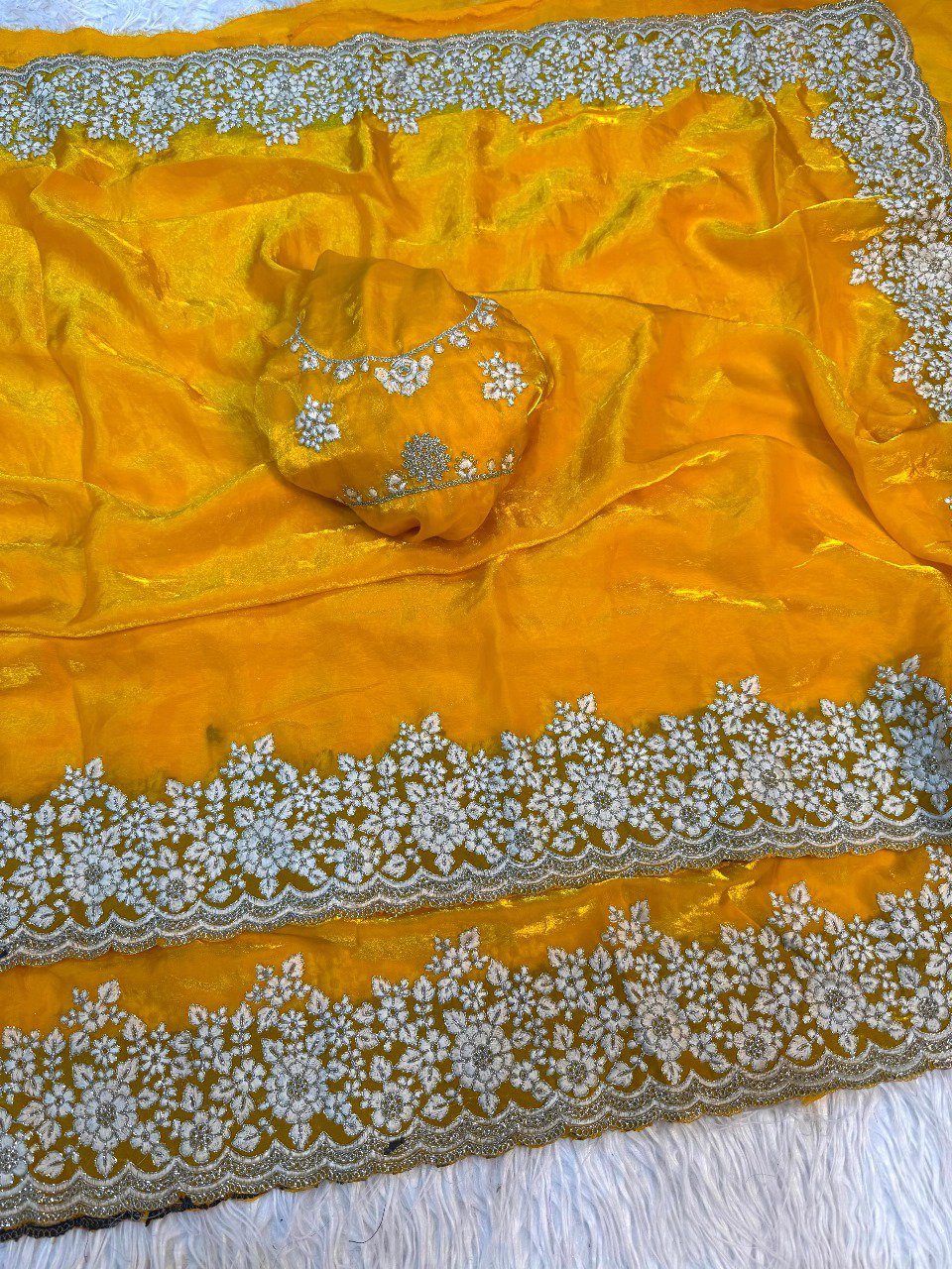 SUSHI DESIGNER SAREES YELLOW - SK-612-SDSY