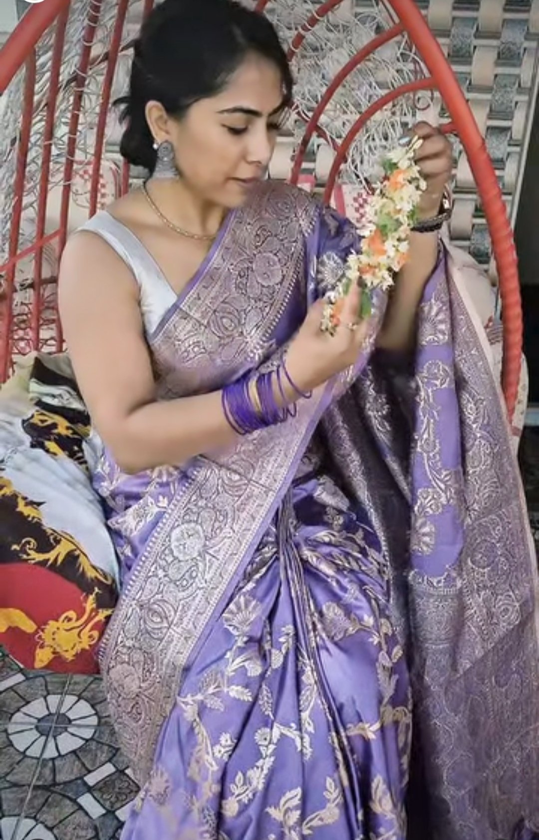 PURE BANARASI SATIN SILK SAREE - SK-23-PBSSS