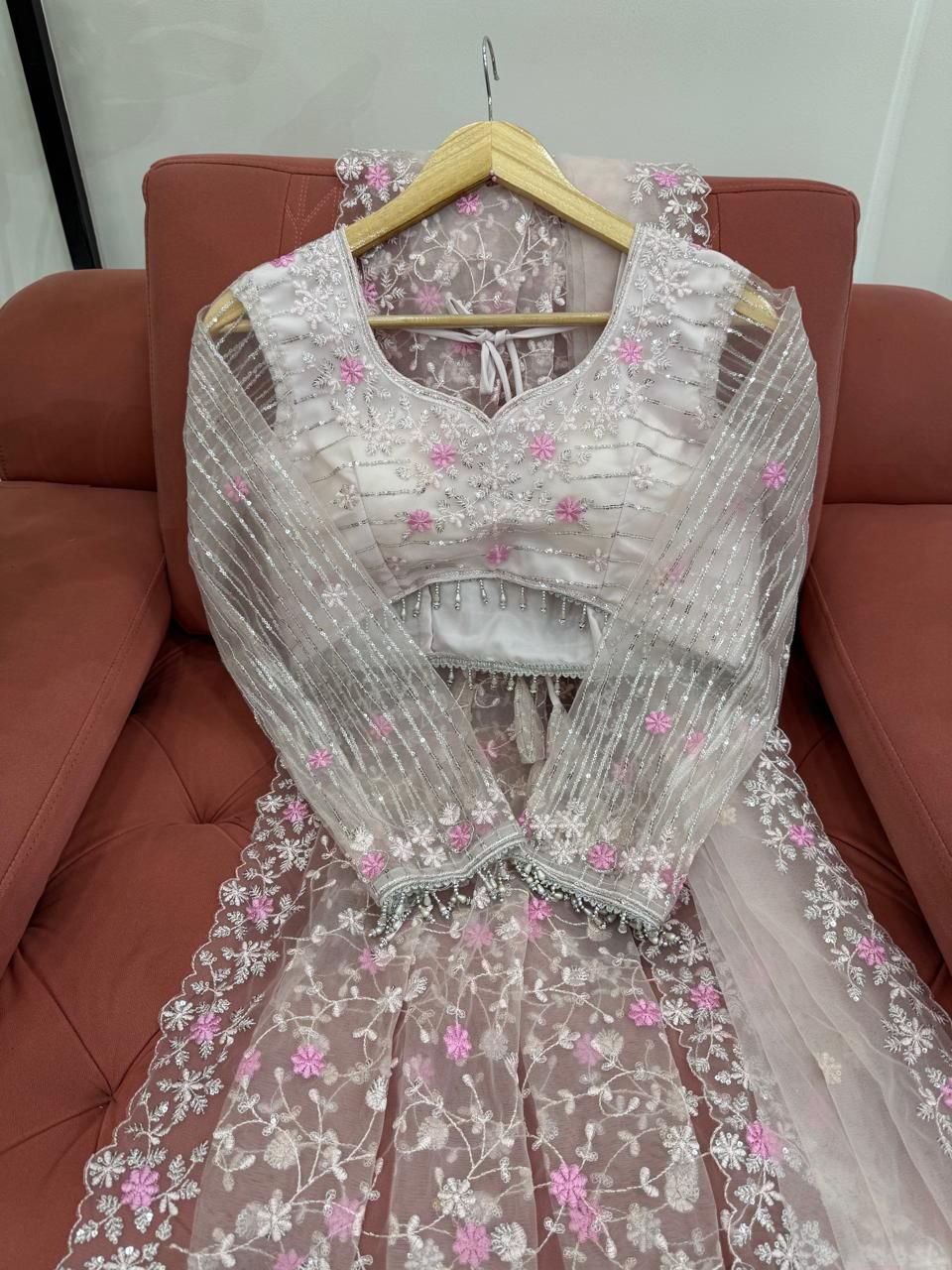 KD612 DESIGNER SOFT NET SAREE - SK-667-KDSNS