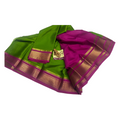 PURE MYSORE CREPE SILK SAREES WITH BLOUSE PIECE - SK-553-PMCSSWBP