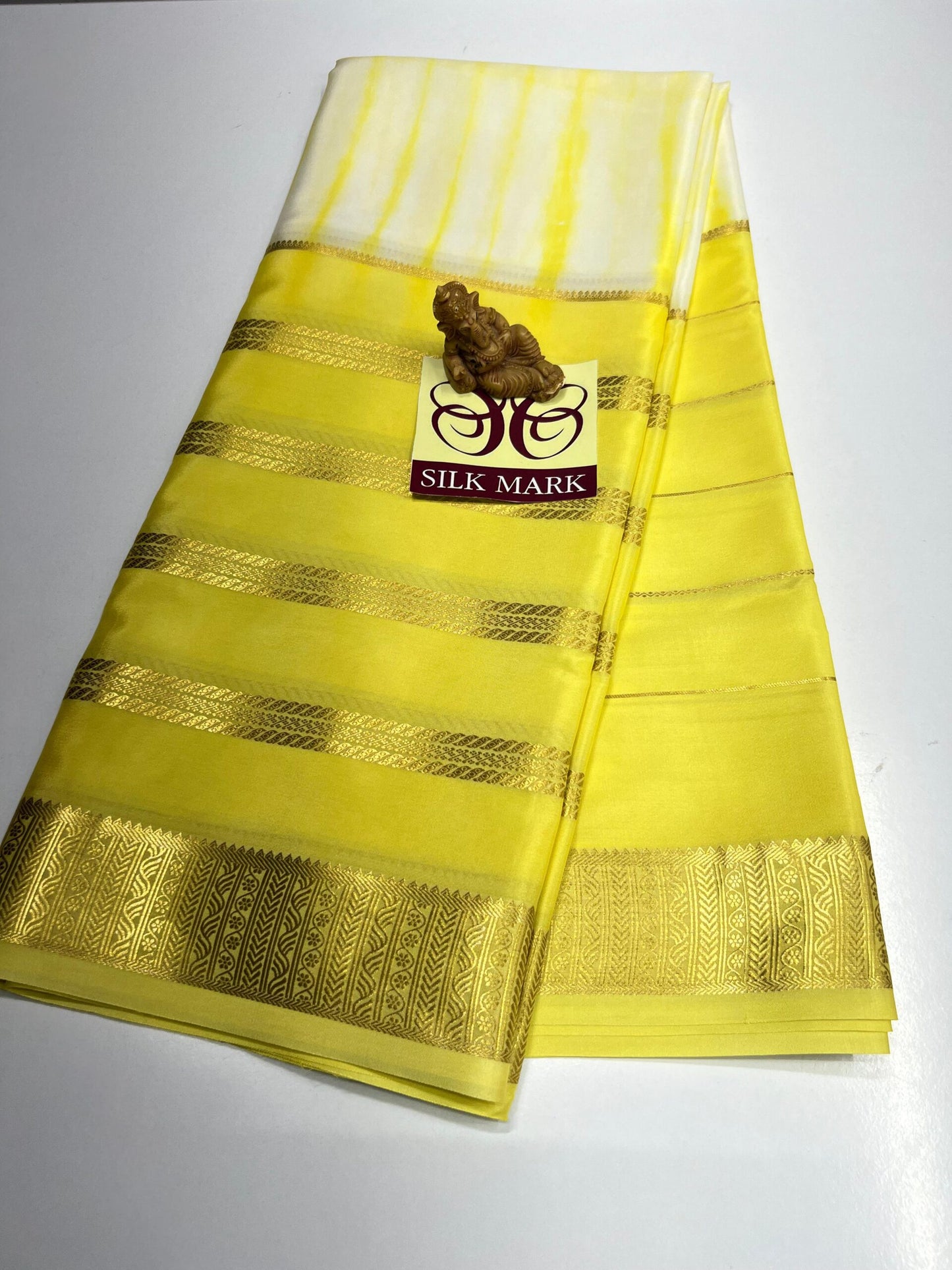 DESIGNER BRUSH SHADE PURE CREPE SILK SAREE - SK-12-DBSPCSS