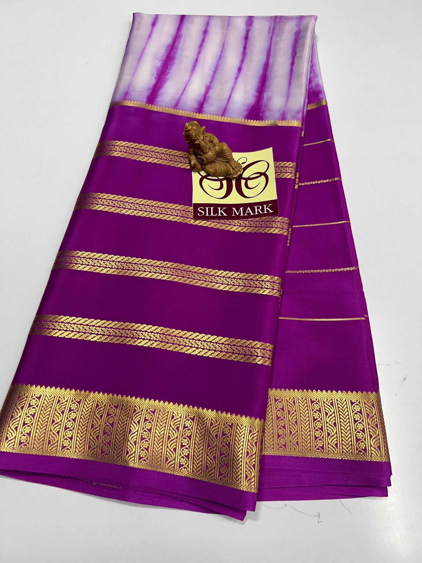 DESIGNER BRUSH SHADE PURE CREPE SILK SAREE - SK-17-DBSPCSS