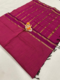 ARANI CHECKS SAREES - SK-64-ACS