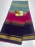 3D PURE CREPE SILK SAREES WITH SILKMARK - SK-130-3PCSSWS