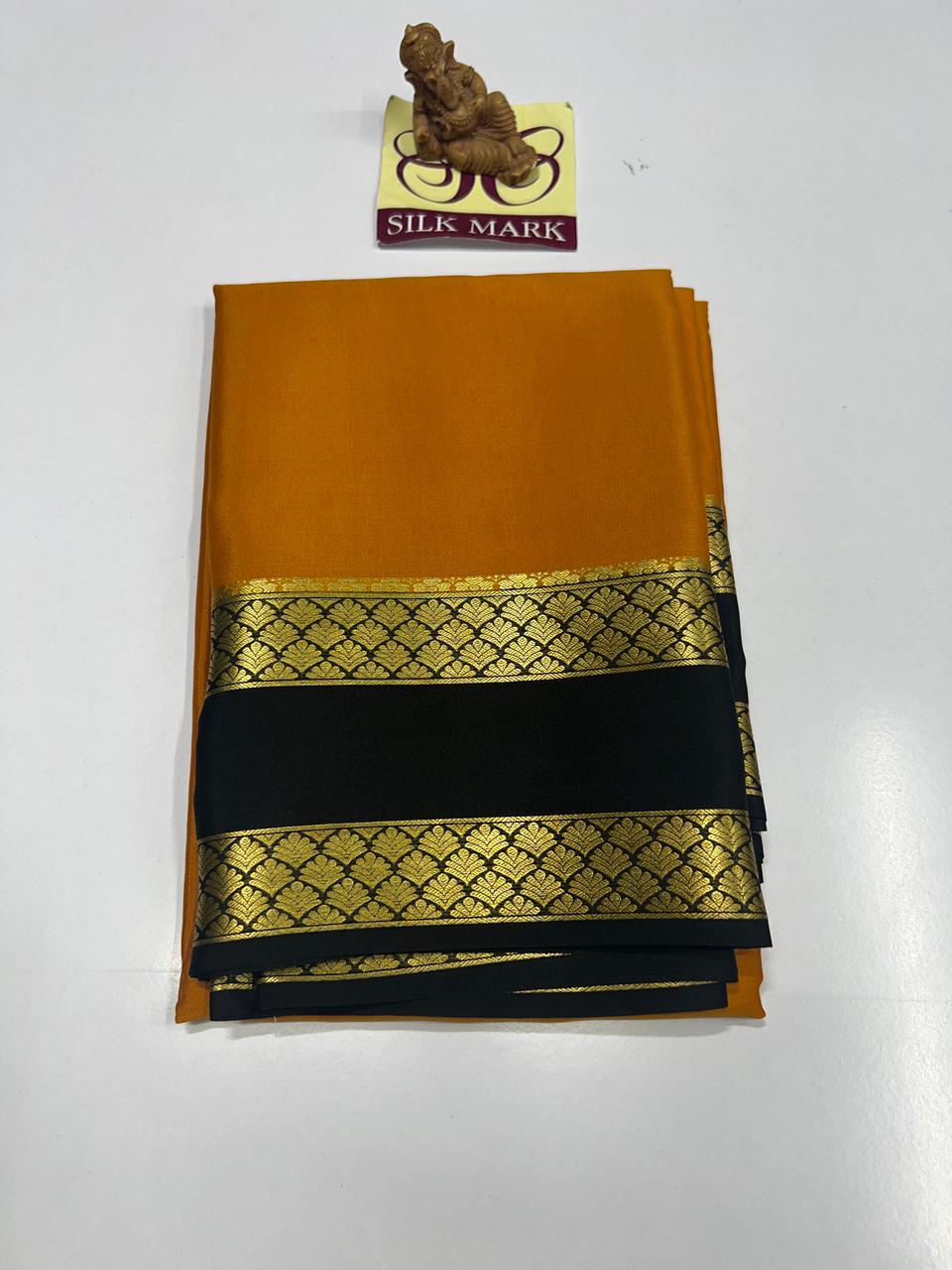PURE MYSORE CREPE SILK SAREES - SK-132-PMCSS
