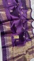 LAVENDOR COLOUR PURE BANARASI MANGO SILK SAREE - SK-158-LCPBMSS