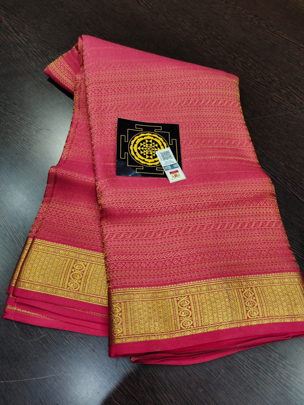 PURE WRINKLED CRUSHED CREPE SILK SAREES SILK MARK CERTIFIED LIGHTER AND FLOWY WITH CONTRAST BLOUSE - SK-153-PWCCSSSMCLAFWCB