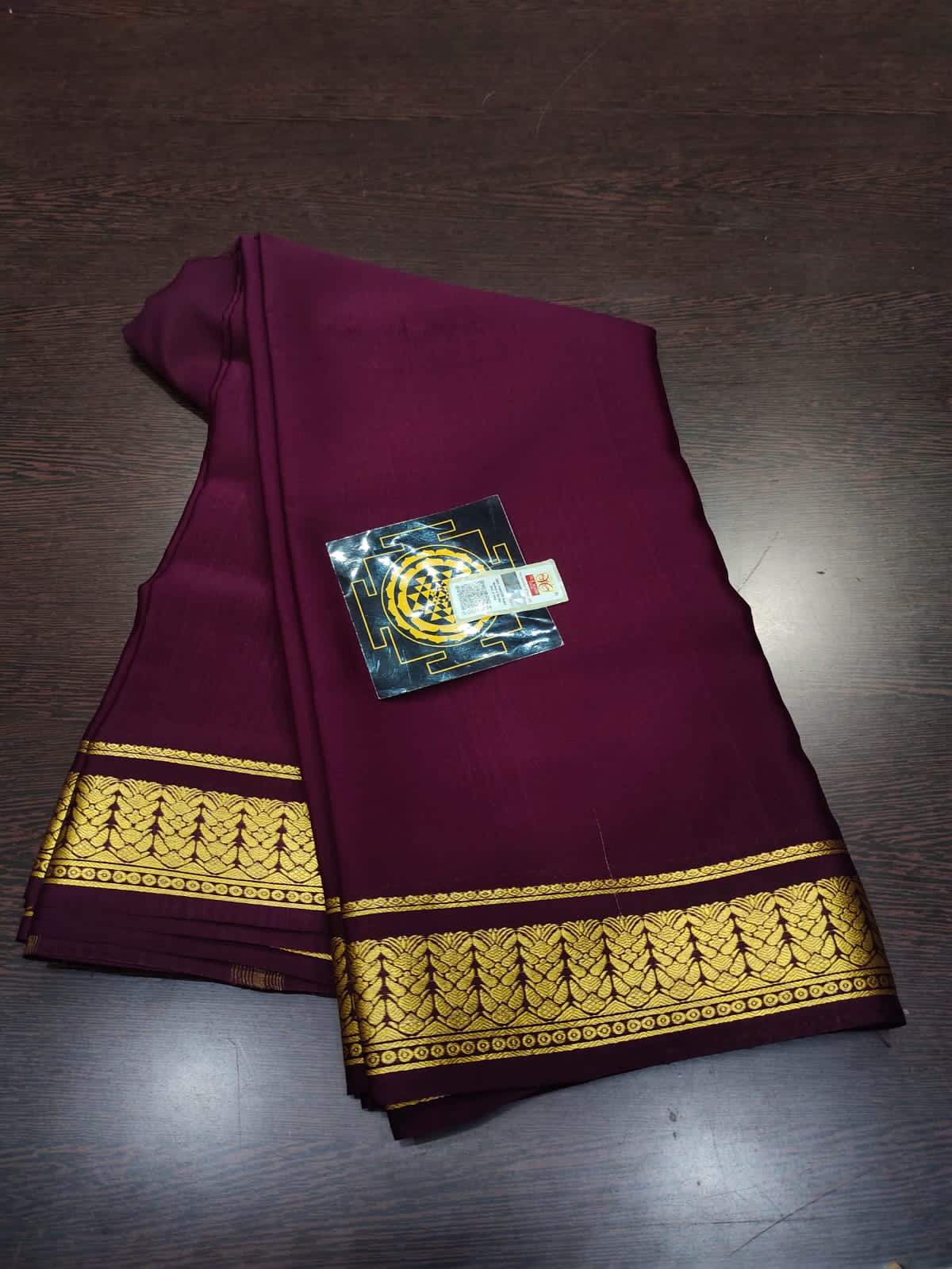 PURE WRINKLED CRUSHED CREPE SILK SAREES SILK MARK CERTIFIED LIGHTER AND FLOWY WITH CONTRAST BLOUSE - SK-198-PWCCSSSMCLAFWCB