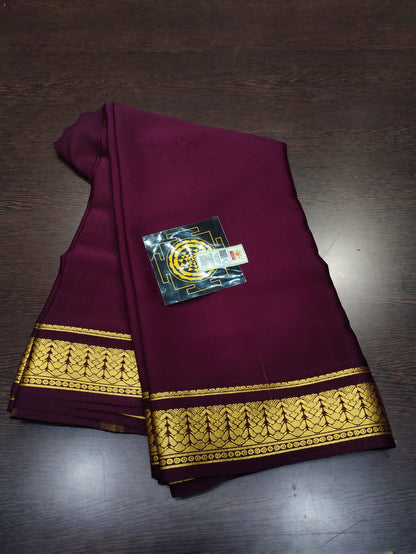 PURE WRINKLED CRUSHED CREPE SILK SAREES SILK MARK CERTIFIED LIGHTER AND FLOWY WITH CONTRAST BLOUSE - SK-198-PWCCSSSMCLAFWCB