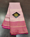 PURE CREPE SILK SAREES SILK MARK CERTIFIED 120 GSM - SK-221-PCSSSMC1G