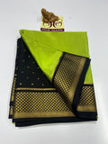 PURE MYSORE CREPE SILK SAREES WITH BLOUSE PIECE - SK-237-PMCSSWBP