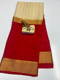 PURE MYSORE CREPE SILK SAREES WITH BLOUSE PIECE - SK-271-PMCSSWBP