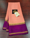 PURE CREPE SILK SAREES SILK MARK CERTIFIED 120 GSM - SK-240-PCSSSMC1G
