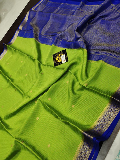 PURE CREPE SILK SAREES SILK MARK CERTIFIED 120 GSM - SK-255-PCSSSMC1G