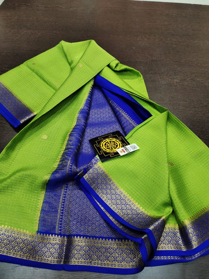 PURE CREPE SILK SAREES SILK MARK CERTIFIED 120 GSM - SK-255-PCSSSMC1G