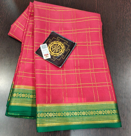 PURE CREPE SILK SAREES SILK MARK CERTIFIED 120 GSM - SK-306-PCSSSMC1G