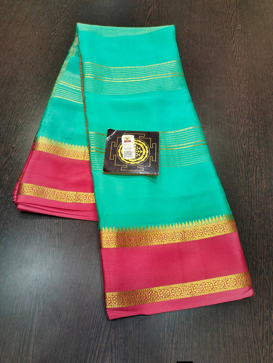 PURE CREPE SILK SAREES SILK MARK CERTIFIED 120 GSM - SK-313-PCSSSMC1G