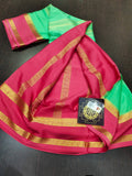 PURE CREPE SILK SAREES SILK MARK CERTIFIED 120 GSM - SK-319-PCSSSMC1G
