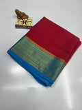 PURE MYSORE CREPE SILK WITH EMBROIDERY SAREE WITH BLOUSE PIECE - SK-417-PMCSWESWBP