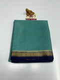 PURE MYSORE CREPE SILK WITH EMBROIDERY SAREE WITH BLOUSE PIECE - SK-438-PMCSWESWBP