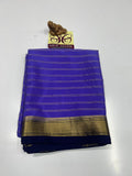 PURE MYSORE CREPE SILK WITH EMBROIDERY SAREE WITH BLOUSE PIECE - SK-493-PMCSWESWBP