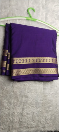 semi crepe silk saree bentex Purple