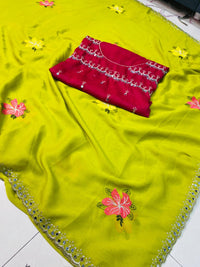 Floral Butti Designer Saree