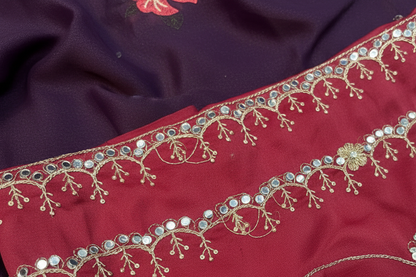 Floral Butti Designer Saree