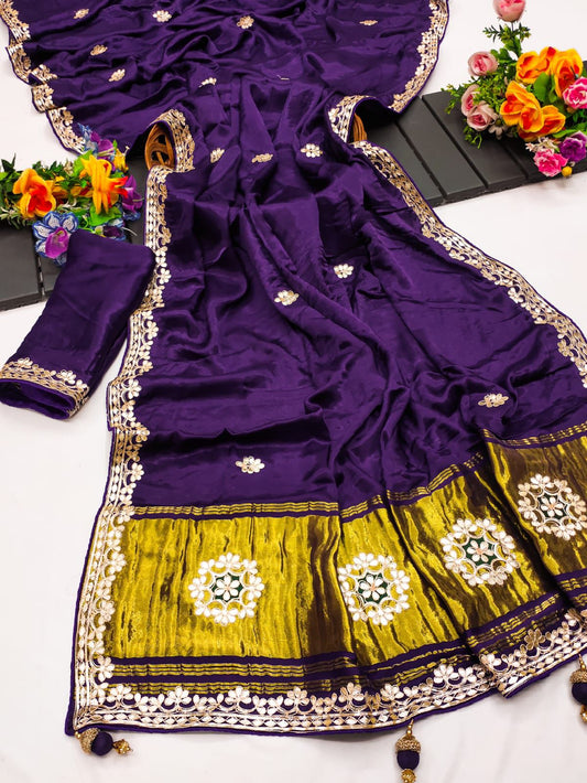 REGAL GAJJI SILK SAREE - SK-28-RGSS